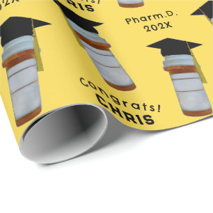 Pharmacy School Graduation Pharmacist Gift Wrapping Paper