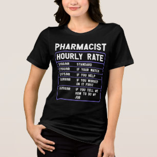 Pharmacy Shirts Pharmacist Hourly Rate
