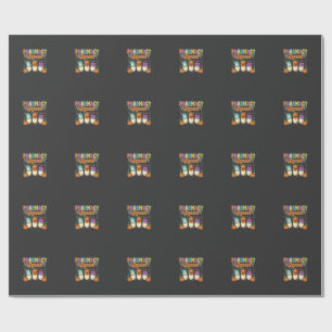 Pharmacy Squad Halloween Ghost Pills Design_1 Wrapping Paper