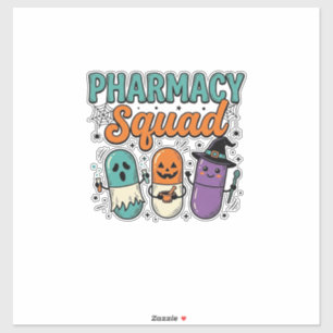 Pharmacy Squad Halloween Vintage Vector Shirt Desi