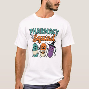 Pharmacy Squad Halloween Vintage Vector Shirt Desi