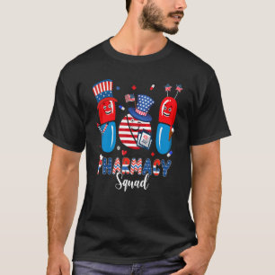 Pharmacy Squad Pharmacist Independence Day 4th Of  T-Shirt