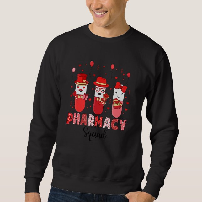 Pharmacy Squad Pharmacist Valentine's Day Matching Sweatshirt (Front)