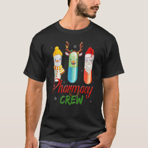 Pharmacy Squad Pills Pharmacist Christmas Holiday T-Shirt
