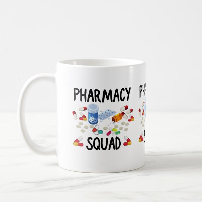 Pharmacy squad T-Shirt Coffee Mug (Left)