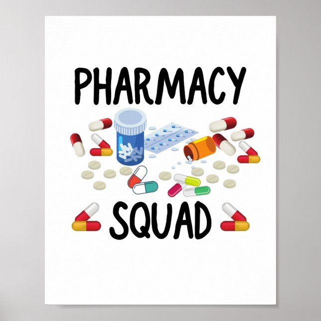 Pharmacy squad T-Shirt Poster (Front)