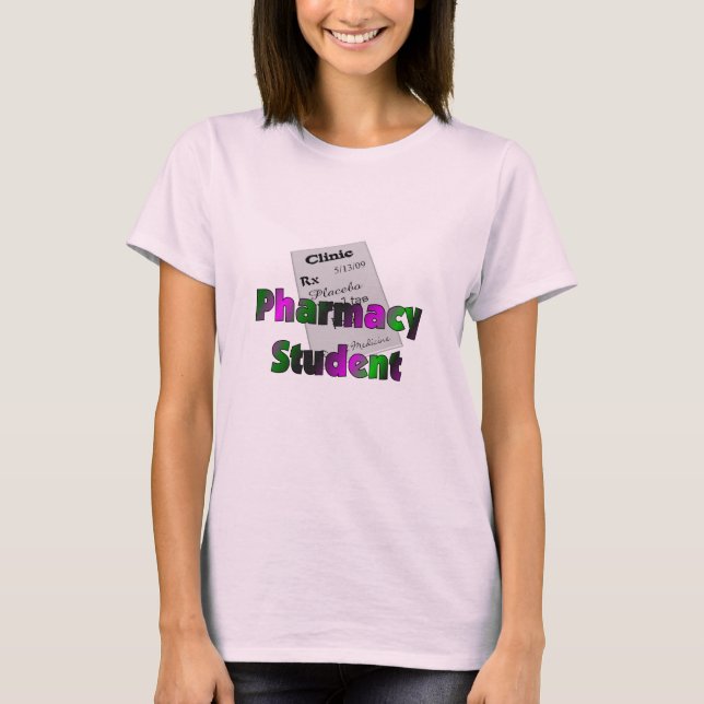 Pharmacy Student--Adorable Rx Graphics T-Shirt (Front)