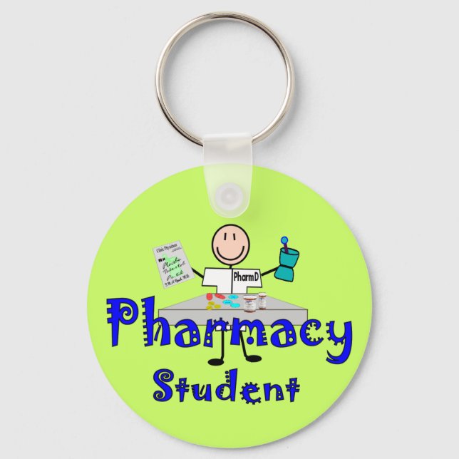 Pharmacy Student Gifts Key Ring (Front)