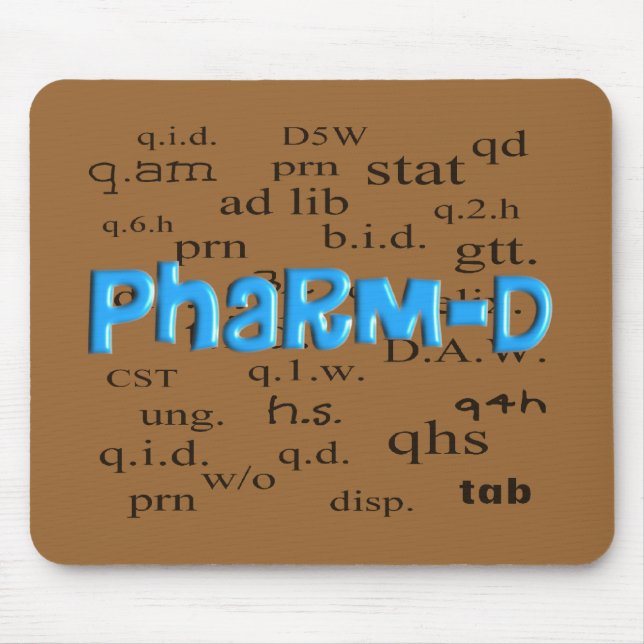 Pharmacy Student Pharm-D Gifts Mouse Pad (Front)