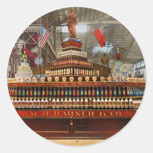 Pharmacy - Sweet success 1876 Classic Round Sticker