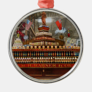 Pharmacy - Sweet success 1876 Metal Tree Decoration