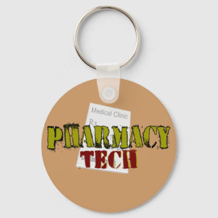 Pharmacy Tech Gifts With Prescription Design Key Ring