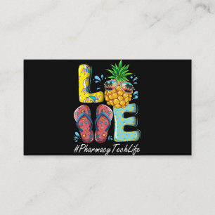 Pharmacy Tech Hello Summer Happy Last Day School Business Card