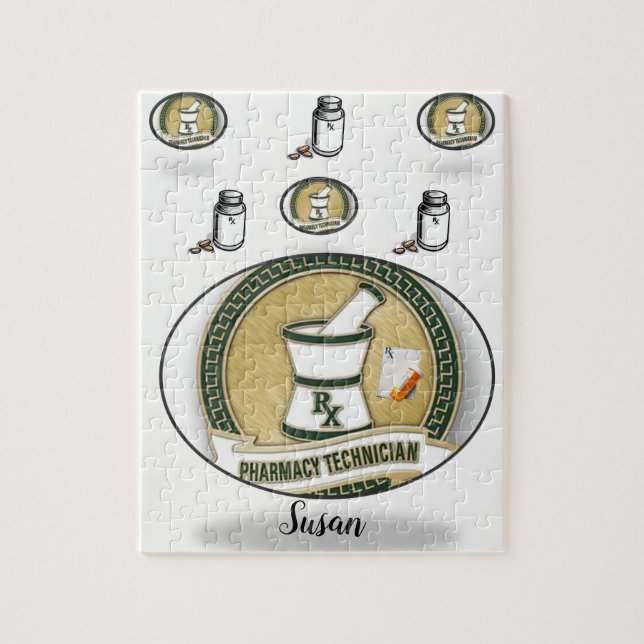 Pharmacy Tech Jigsaw Puzzle Daisy (Vertical)