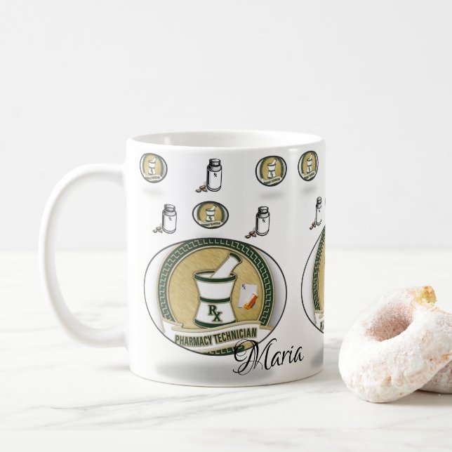 Pharmacy Tech Mug (With Donut)