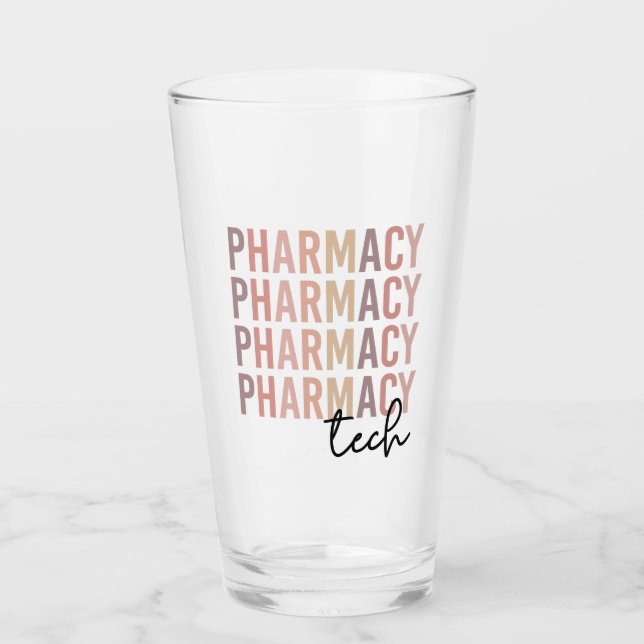 Pharmacy Tech | Pharmacy Technician Glass (Front)