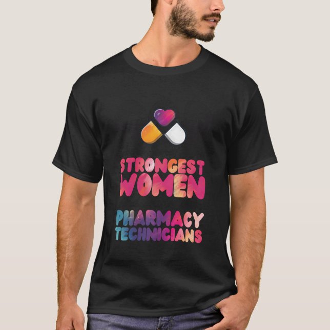 Pharmacy Tech Technician Pharmacist Student Female T-Shirt (Front)