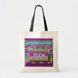 Pharmacy Tech Tote Abstract Art