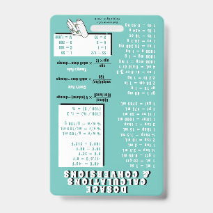 Pharmacy Technician - Calculations/Rules (S2) ID Badge