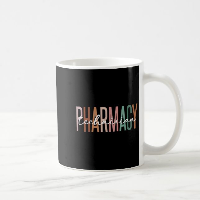 Pharmacy Technician Certified Pharm Tech Pharmacis Coffee Mug (Right)