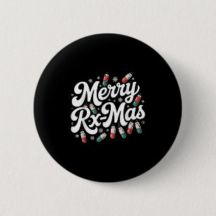 Pharmacy Technician Christmas Pharmacist Pharmacy 6 Cm Round Badge