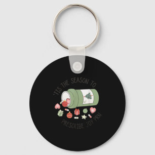 Pharmacy Technician Christmas Pharmacy Graduation Key Ring