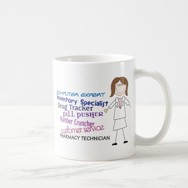 Pharmacy Technician Coffee Mug (Right)