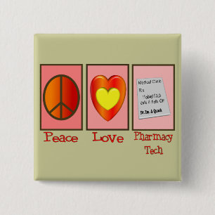 Pharmacy Technician Gifts 15 Cm Square Badge
