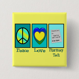 Pharmacy Technician Gifts 15 Cm Square Badge