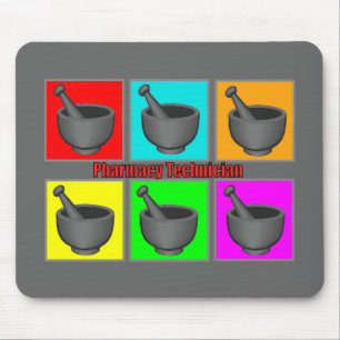 Pharmacy Technician Popart Gifts Mouse Pad