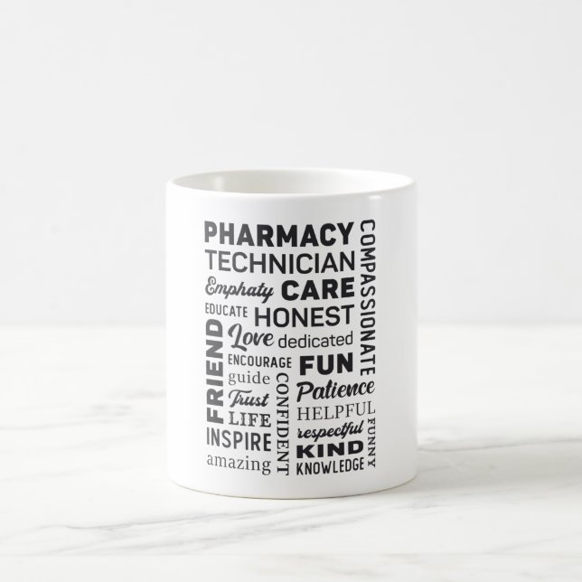 Pharmacy Technician Tech Medicine Pharmacist Gift Coffee Mug (Center)