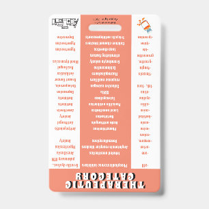 Pharmacy Technician - Therapeutic Category (S2) ID Badge