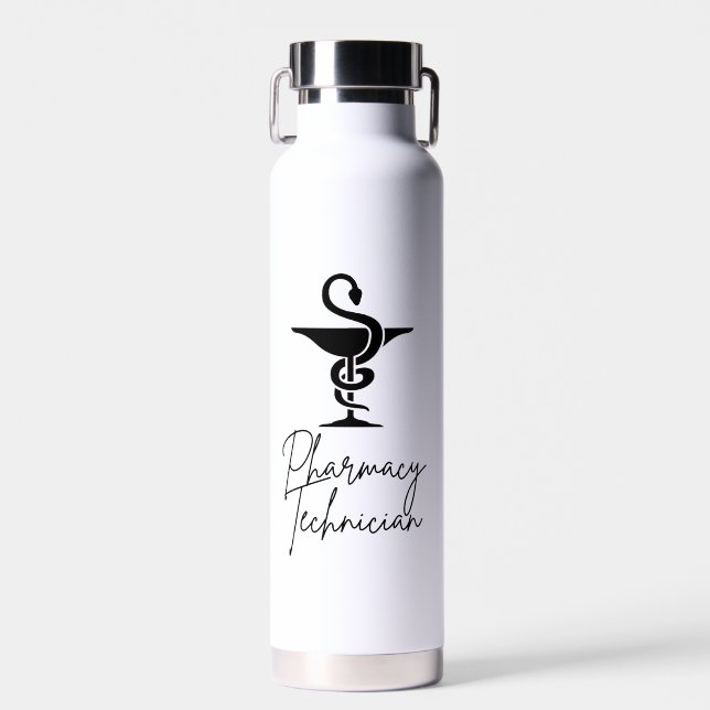 Pharmacy Technician Water Bottle (Front)