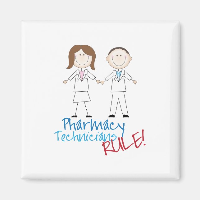 Pharmacy Technicians Magnet (Front)