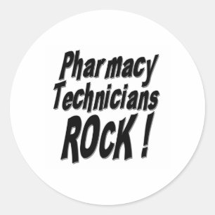 Pharmacy Technicians Rock! Sticker