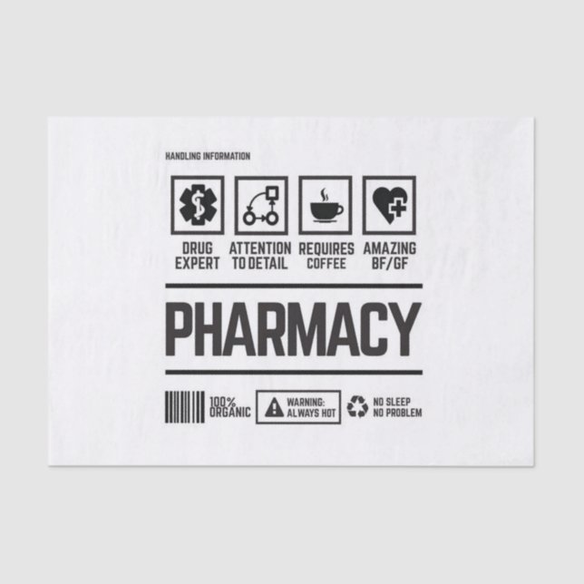 pharmacy tissue paper (Front)