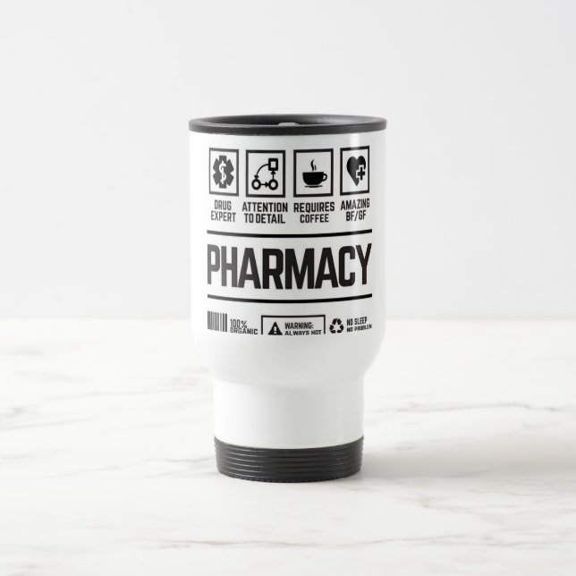 pharmacy travel mug (Center)