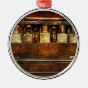 Pharmacy - Veterinarian - Travelling pet medicine Metal Tree Decoration