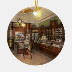 Pharmacy - Weller's Pharmacy 1915 Ceramic Tree Decoration