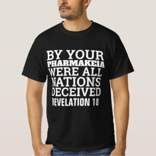 PHARMAKEIA VACCINE  CHRISTIAN T-SHIRTS