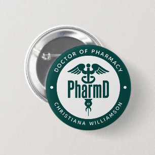 PharmD Doctor of Pharmacy Graduation Pharmacist 6 Cm Round Badge