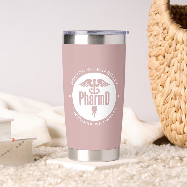 PharmD Doctor of Pharmacy Graduation Pharmacist Insulated Tumbler (Living Room)