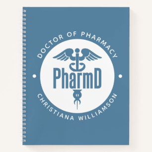 PharmD Doctor of Pharmacy Graduation Pharmacist Notebook