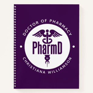 PharmD Doctor of Pharmacy Graduation Pharmacist Notebook