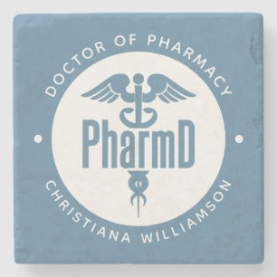 PharmD Doctor of Pharmacy Graduation Pharmacist Stone Coaster
