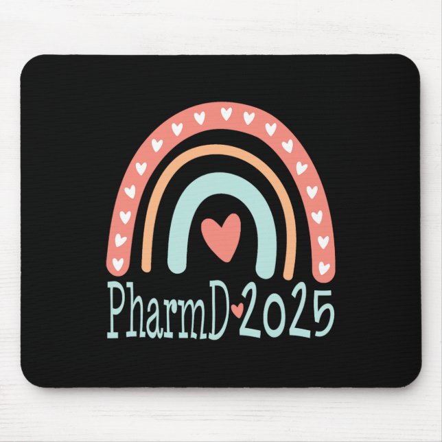 Pharmd Graduation 2025 Pharmacist Doctor Of Pharma Mouse Pad (Front)