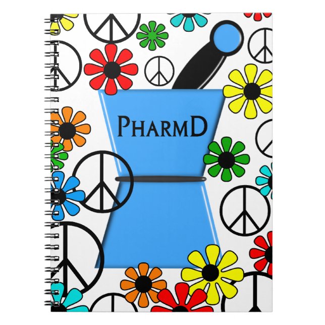 PharmD iPhone and Electronics Cases Spiral Notebook (Front)