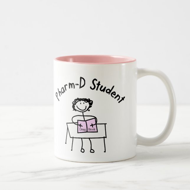 PharmD Pharmacy Student Gifts Two-Tone Coffee Mug (Right)