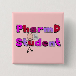 PharmD Student Gifts 15 Cm Square Badge
