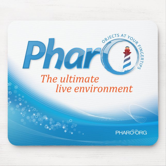 Pharo Mousepad "Blue wave" (Front)